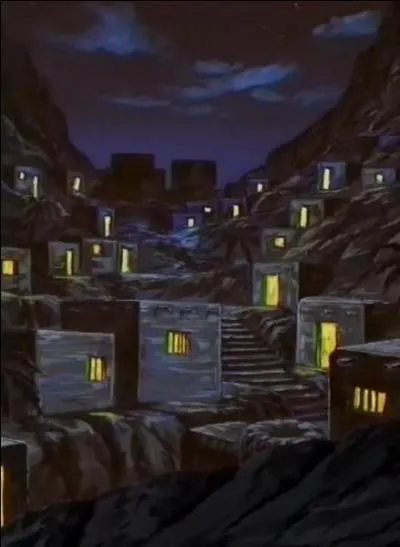 De quel village est originaire Bakura dans l'arc des souvenirs du pharaon ?