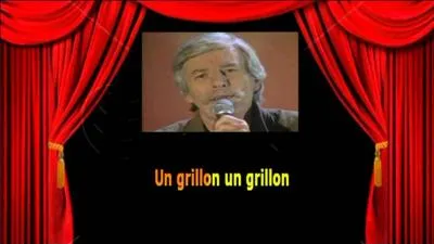 Cette petite bête est prise dans la cheminée . Quelle est donc cette bête et qui la chante ?