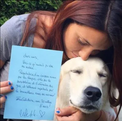 Le labrador « Haico » surveille sa miss France 2012. Comment s'appelle-t-elle ?