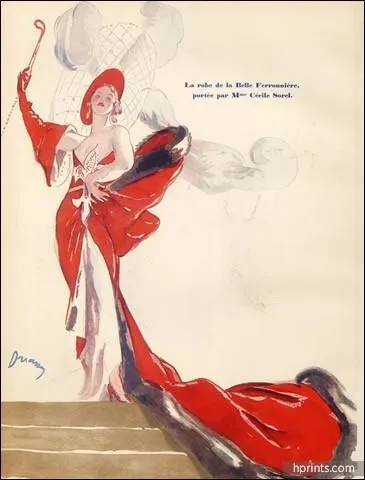 En 1933 quelle est la nouvelle star de music-hall au Casino de Paris qui prononça cette phrase au pied de l'escalier " L'ai-je bien descendu ? " ?