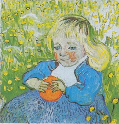 Qui a peint "Enfant avec orange" ?