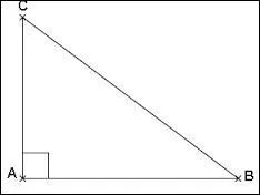 Cosinus, tangente et sinus sont utilisables dans des triangles :