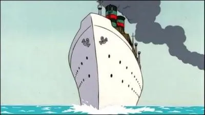Ce paquebot transatlantique apparaît deux fois dans "L'Oreille cassée" ; quel nom porte-t-il ?