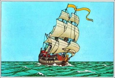Comment mieux terminer qu'avec ce fameux trois mâts, commandé par l'ancêtre du capitaine Haddock ?