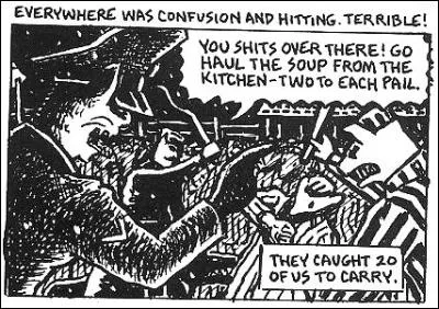 Après leur arrivée au camp ils seront de nouveau déportés vers Dachau (au sud de l'Allemagne), quelle maladie va se répandre dans les trains contenant les prisonniers et pourquoi ?