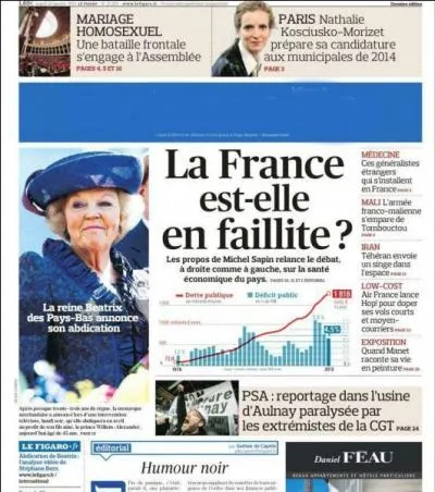 Journal de droite dont le président est Serge Dassault, il revendique l'honneur d'être le plus ancien quotidien de la Presse française :