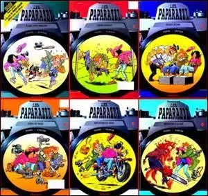 Il faut bien être deux pour traquer les stars. Clic et clic, lumière et éclair, c'est dans la boîte.
Qui sont-ils ? Pour quel magazine travaillent ces deux types sans vergogne ?