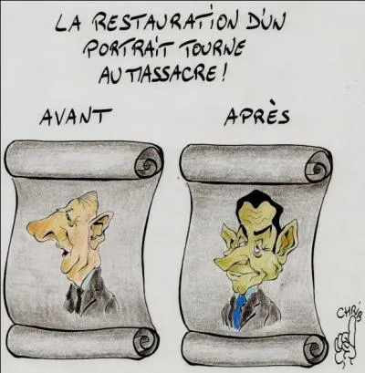 Quelle lettre associez-vous au portrait de gauche ?