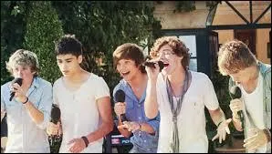 Pendant qu'ils étaient à la maison des juges, les boys ont chanté ...