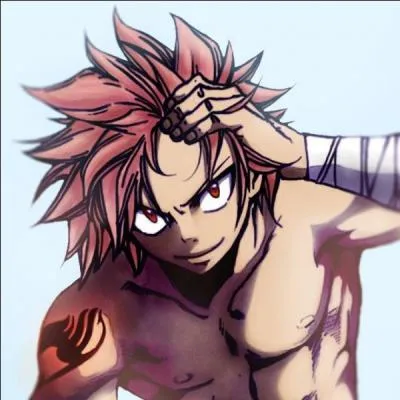 Natsu a les yeux :