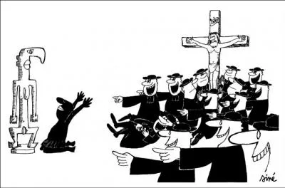 Au Moyen-Age, il finissait dans les ge&ocirc;les de l'Inquisition et aurait subi la question, c'est s&ucirc;r !