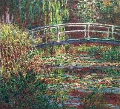 Qui a peint "Bassin aux nymphéas : Harmonie rose" ?