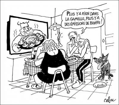 Vous, je n'en doute pas, aimez ce magazine. Repérez le nom du dessinateur. Dites le nom de l'hebdo où paraissent ses strips.