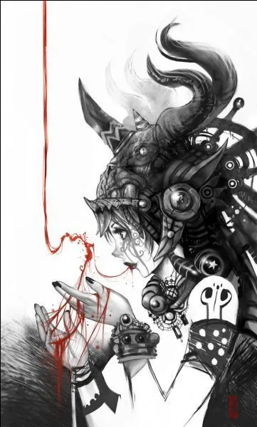 Ancienne guerrière et dresseuse de dragons, elle est amoureuse du sang et mangeuse d'organes humains. Quel est son nom ?