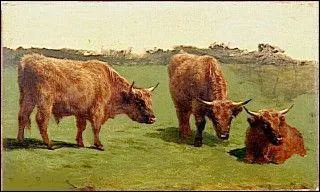 J'ai pensé que vous poser une question vache serait pour vous un vrai bonheur ! Qui a peint cette toile intitulée "Les vaches" ?