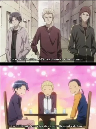 Après avoir découvert son secret, comment le trio des imbéciles se comportent-ils avec Misaki ?