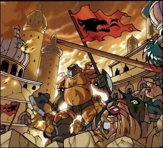 Série principale. Vrai ou faux. C'est l'armée des mille loups qui a décimé le village de Razzia.