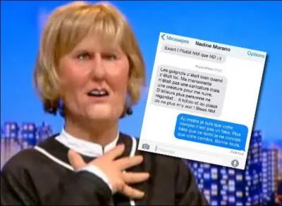 Une citation exceptionnelle de Nadine Morano : On a une recrudescence de violence ... par exemple le vol des portables à l'arraché !