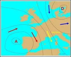 Dans quelle partie de la France le vent appelé "mistral" souffle-t-il ?