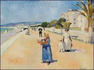 Qui a peint "La promenade des Anglais" ?