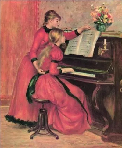 Qui a peint "La leçon de piano" ?