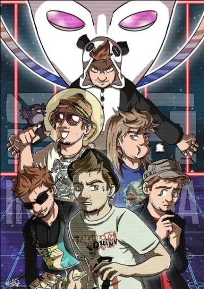 Mathieu porte souvent un chapeau avec dessus ...