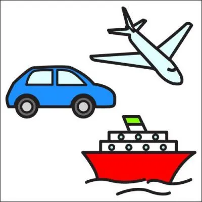 Parmi ces trois moyens de transport, lequel fut inventé en premier :