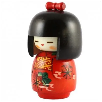 Couleur orange du kimono, feuilles qui tombent et surtout agréable odeur des sous-bois ! Qu'a voulu représenter le créateur de cette poupée ?