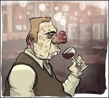 Encore de nos jours, on croit à tort que cette affection cutanée touchant le visage et notamment le nez, est un signe traduisant une consommation chronique d'alcool chez une personne. Pourtant, on conserve la rude habitude d'associer un alcoolique à ce type de rougeur prononcée du visage nommée :