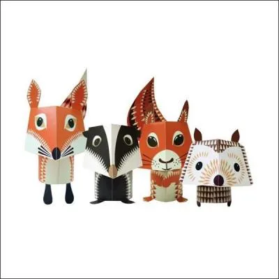 Trouve le nom des quatre animaux !