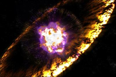 Les scientifiques observent l'explosion d'une supernova ! Que diriez-vous sur la luminosité de cette étoile ? Vous aimez les chiffres... en voici des costauds !