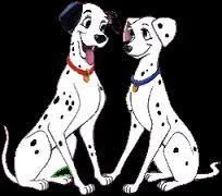 Comment s'appellent les deux dalmatiens ?