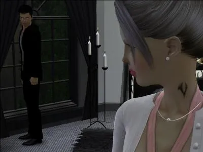 Que demande Aron à Lena dans cette scène ?