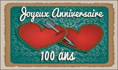 Quelles noces f&ecirc;te-t-on si l'on a 100 ans de mariage ?