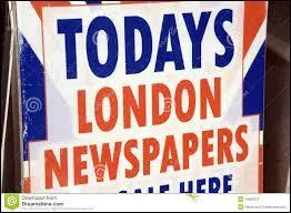 Lequel de ces journaux peut-on trouver à Londres ?