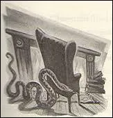 Quels personnages se trouvaient dans la pièce ? (Ne prenez pas en compte le serpent.)