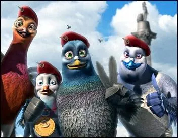 Histoire de l'escadrille royale des pigeons de combat, film d'animation