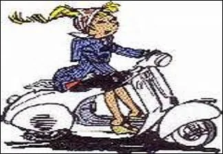 De quel nom de marque de colle, cette jeune journaliste de BD est-elle affubl&eacute;e en raison de sa t&eacute;nacit&eacute; ?