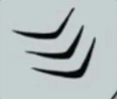 Quel personnage a ceci sur le visage ?