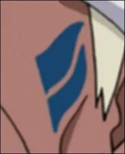 Qui détient cette marque sur l'une de ses joues ?