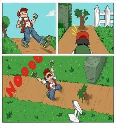 Mais pourquoi ce dresseur désespère-t-il ?