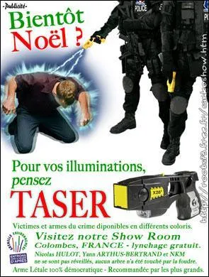 Définition du taser : Instrument ...
