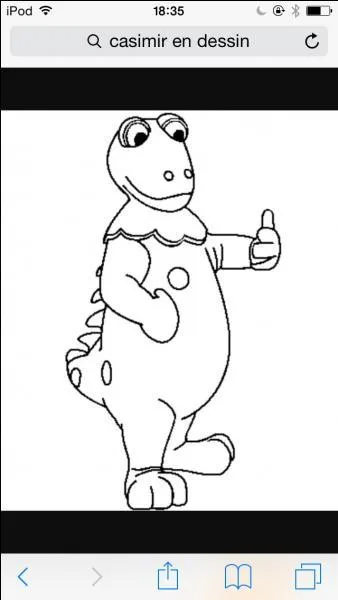 Du quelle couleur &eacute;tait (est) Casimir ?