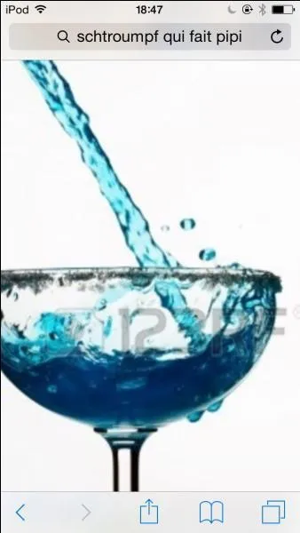 De quelle couleur les Schtroumpfs font-ils pipi ?