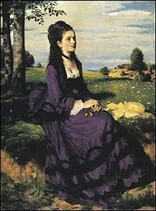 Qui a peint "La dame en violet" ?