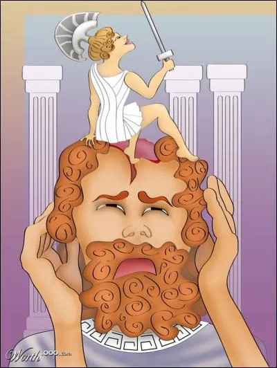 Elle sortit du crâne de son père. Qui est-il ?