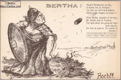 Qu'a fait la grosse Bertha pendant la Première Guerre mondiale ?