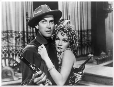 Quel film a tourné James Stewart avec Marlène Dietrich en 1939 ?