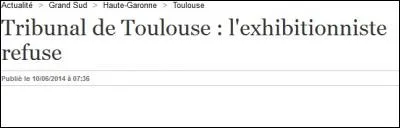 On a beau &ecirc;tre exhibitionniste, on a des principes comme le montre cette une de La D&eacute;p&ecirc;che :