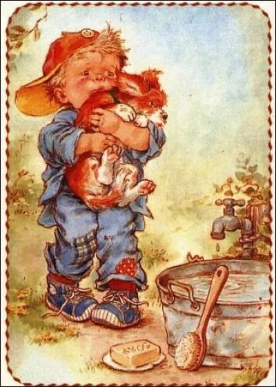 C'est l'heure du bain. Pour qui ?